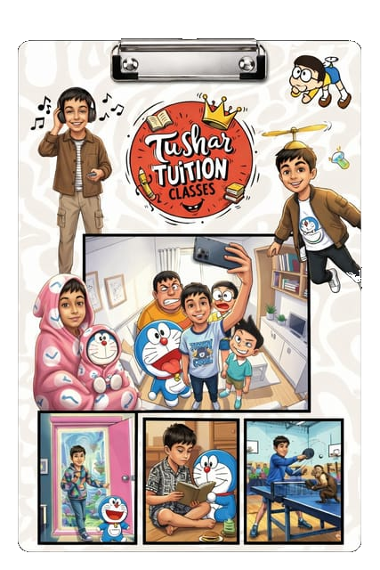 TTC Exampad design with student memories and cartoons